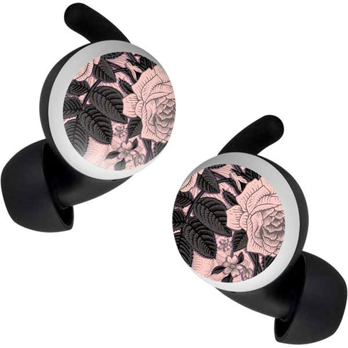 Rose Quartz Floral Google Pixel Buds Skin